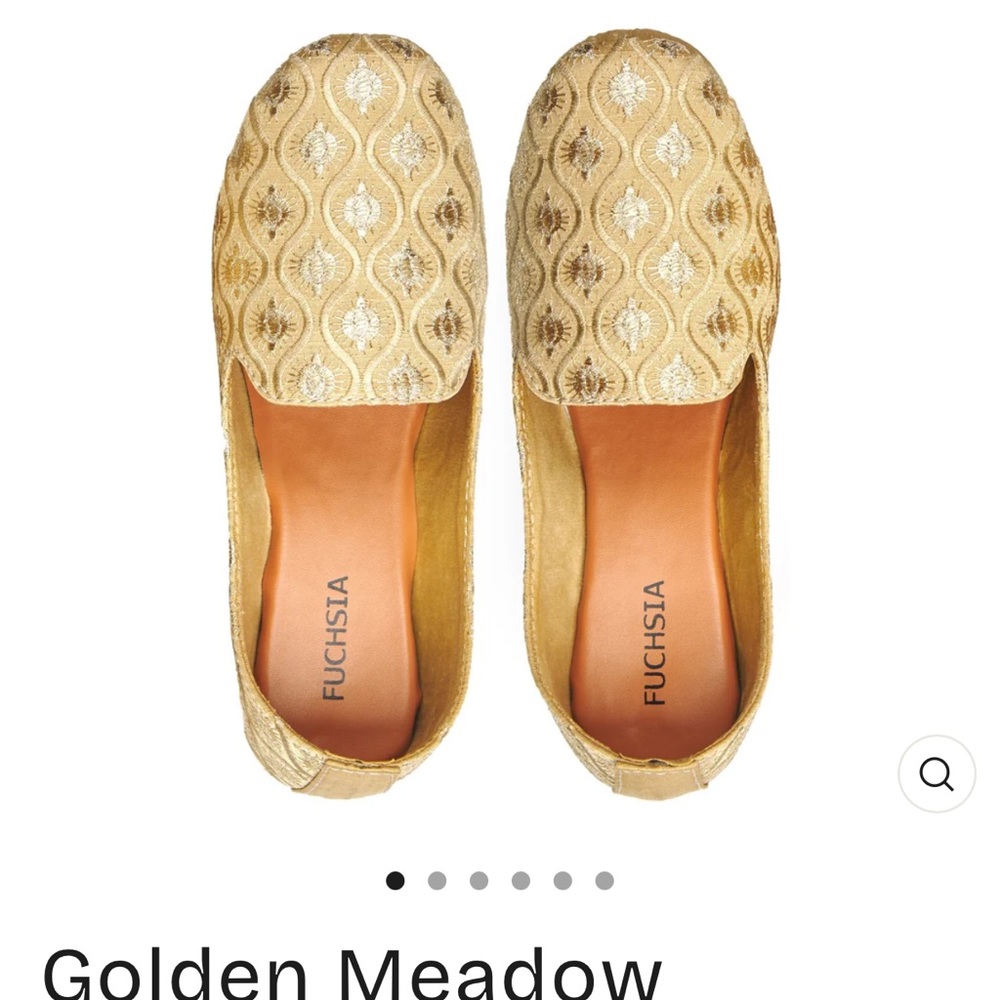 Gold Women's Loafers
